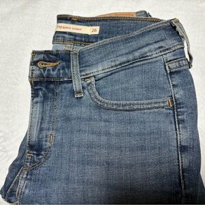 Levi's Dark Blue Skinny Jeans